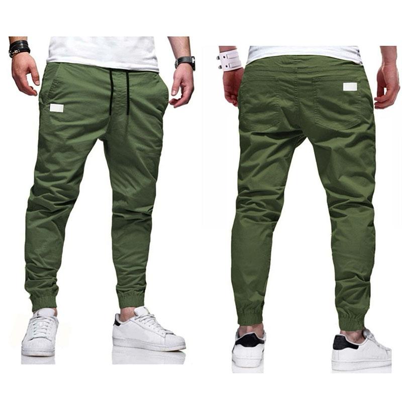 Men's Casual Sports Pants Sweatpants Male Jogger Cargo Harem Pencil Pants Trousers Multi-pocket Sweatwear
