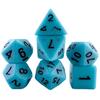 Набор игральных костей Retro DND из 7 многогранных игральных костей для ролевых игр D&D, игральные настольные кубики в комплекте D4 D6 D8 D10 D12 D20 с трубкой