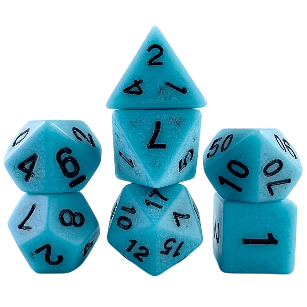 Набор игральных костей Retro DND из 7 многогранных игральных костей для ролевых игр D&D, игральные настольные кубики в комплекте D4 D6 D8 D10 D12 D20 с трубкой