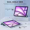 Flip Case For Samsung Galaxy Tab S11 S10 FE/S10 Lite S9FE/S9/S8/S7 11inch Trifold Stand Soft TPU Back Cover with Auto Wake/Sleep