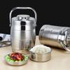 Double-layer Vacuum Lunch Box Picnic Stainless Steel Food Heat Preservation Pot