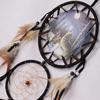 1PC Handmade Dream Catcher Creative Wall Decorations Wolf Pattern Indian Dreamcatcher Retro Feather Ornament Home Room Hanging Decor