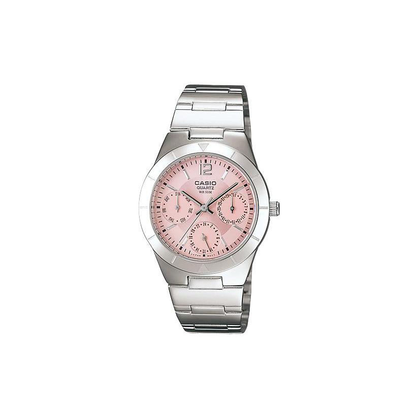 Casio Женские часы стандартной серии Розовые LTP-2069D-4A LTP-2069D-4A