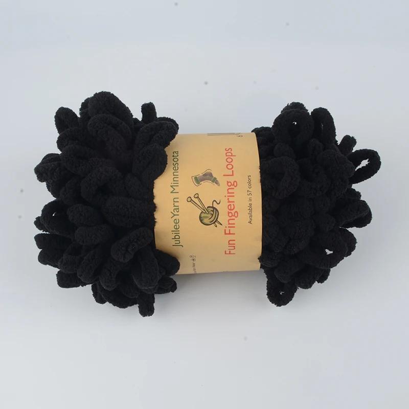 500 г/лот ручная вязка пряжа для пальцев крючком супер теплая пухлая круглая хлопковая плетеная веревка пухлая умная полиэстеровая игрушка носок