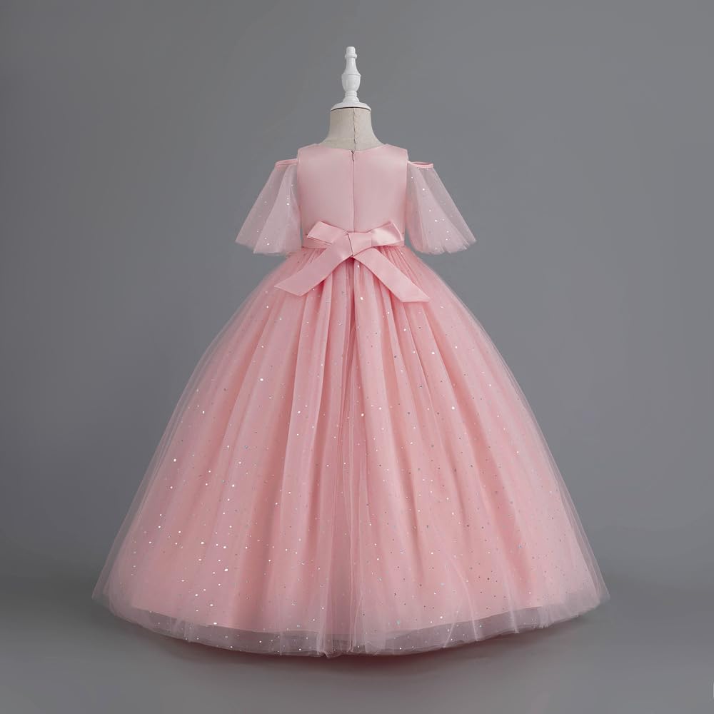 Dulraxin Ribbon Princess Tulle Skirt for Perfect for and Fluffy Kids Dress Skirt for Stage and Size Size Girls, Dance, Recitals, Parties, School,