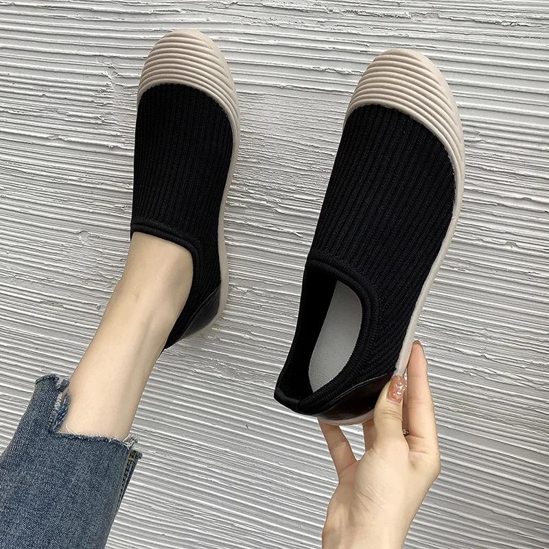 Модная женская обувь, новая дышащая повседневная обувь, удобные туфли на плоской подошве, легкая обувь для ходьбы для женщин, дизайнерские мокасины Tenis De Mujer