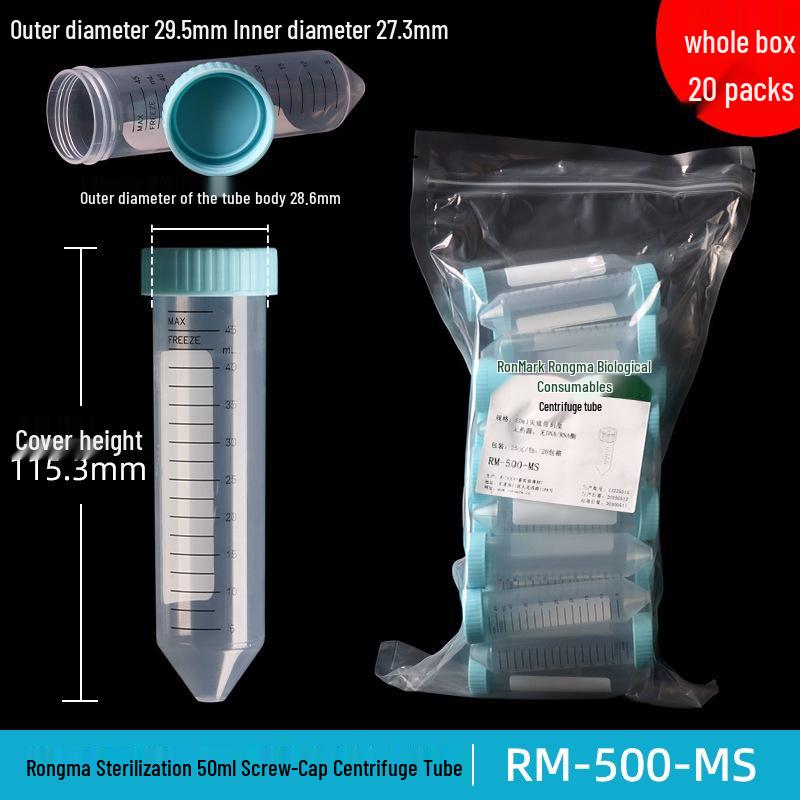 Laboratory Plastic Tubes: PCR, Centrifuge & Seed Bottles in 0.2/1.5/5/10/15/30/50ml