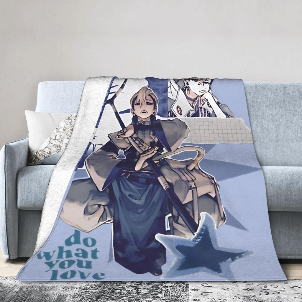Zanka Nijik Gachiakuta Anime Knitted Blankets Flannel Throw Blankets Air Conditioning Personalised Lightweight Bedspreads