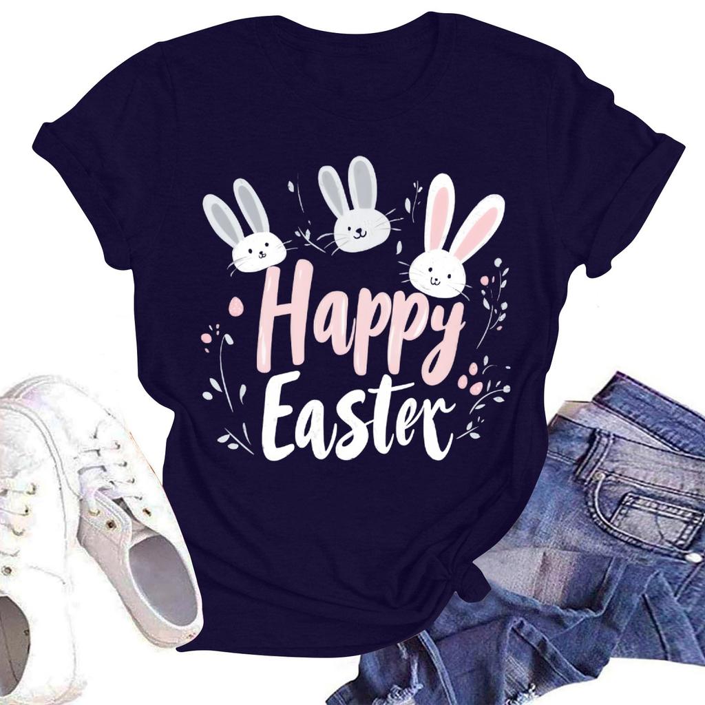 Женская повседневная свободная футболка с принтом, круглый вырез, пуловер, короткий рукав, топ