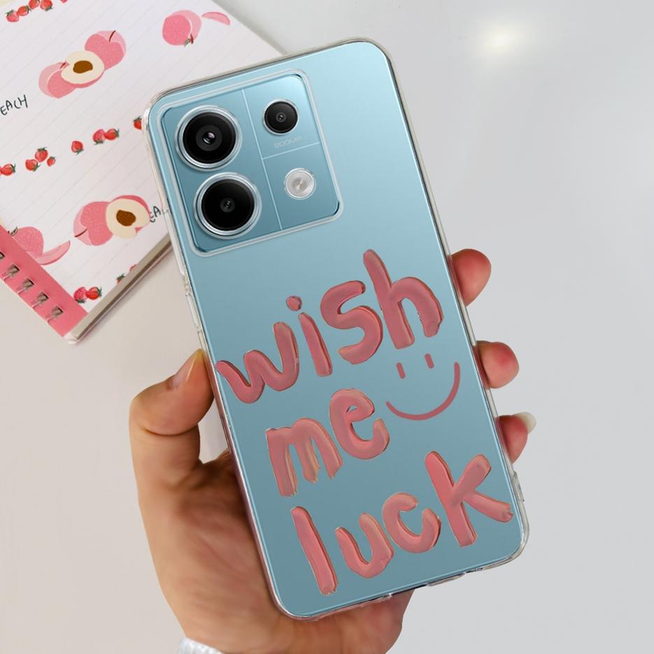 For Xiaomi Poco X6 5G Case PocoX6 Pro New Fashion Painted Cover Clear Silicone Phone Case For Xiaomi Poco X6 Pro X6Pro 5G Bumper