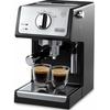 De'Longhi Espresso Maker ECP3220J-BK, Cappuccino, Latte Art, Espresso Machine, Long Cup Compatible (up To 12cm), Easy Maintenance, Intense Black, 3-Ye