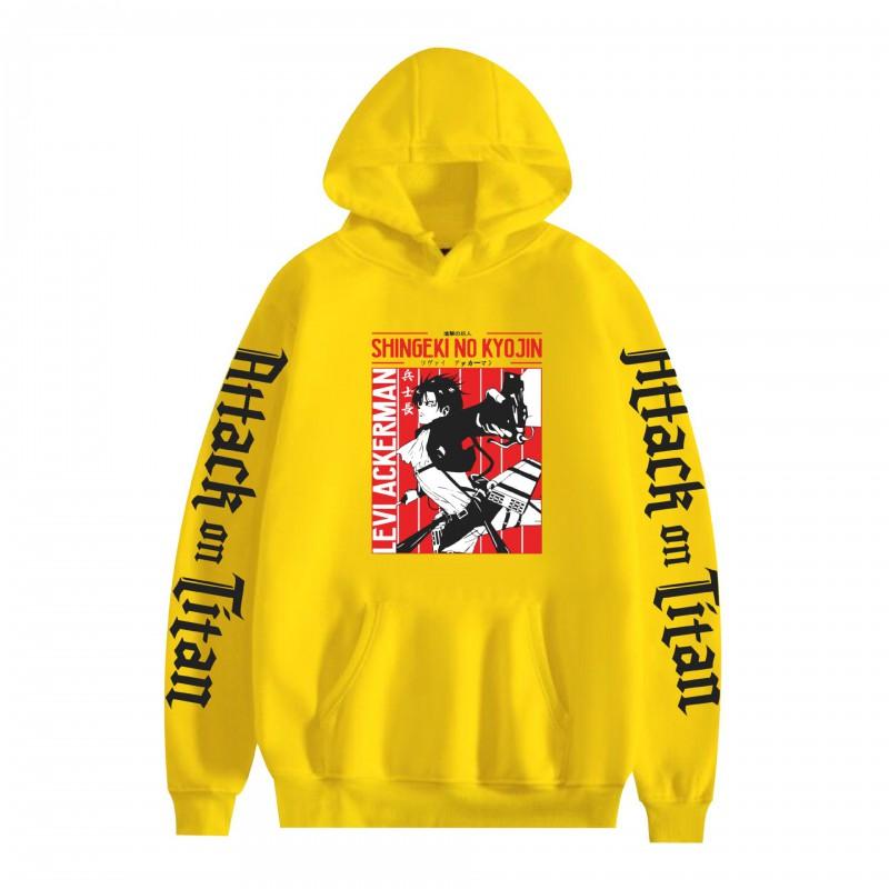 Attack On Titan Anime Hoodie Loose Fit Pullover Sweatshirt Teens
