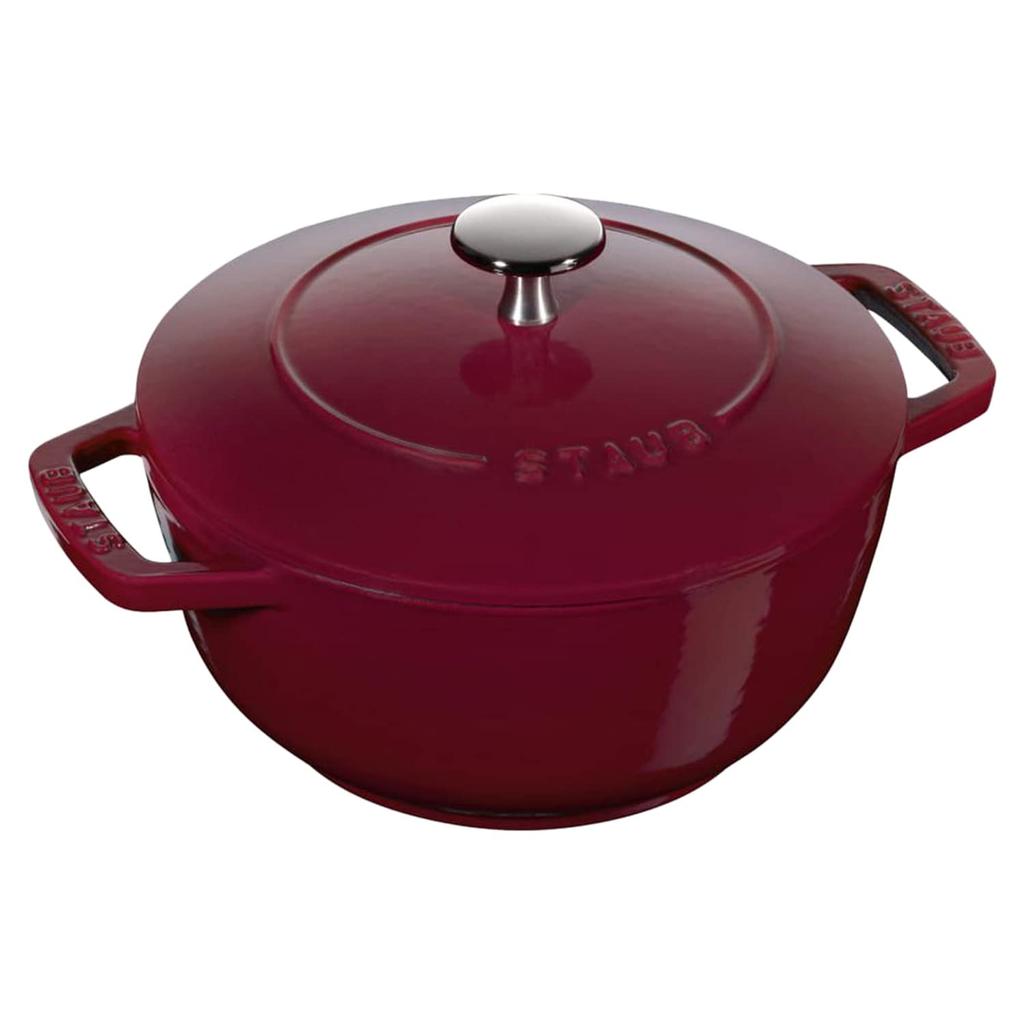 STAUB Pot M 18cm Oven Safe Bordeaux Two-handled Wa-NABE