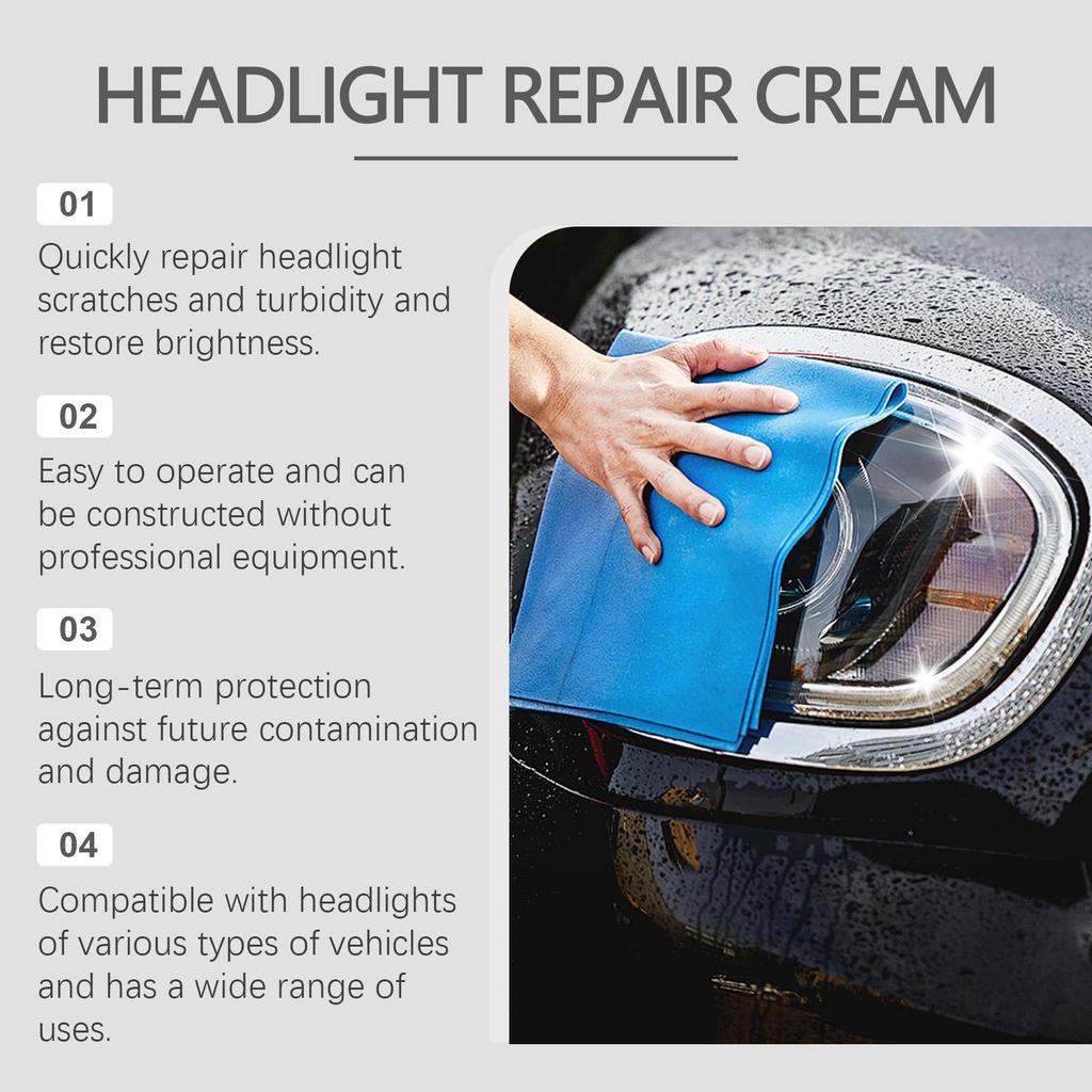 Паста для ремонта автомобильных фар Homonth, заполнение царапин, ремонт износа, уход за лампами, техническое обслуживание, расходные материалы для ламп