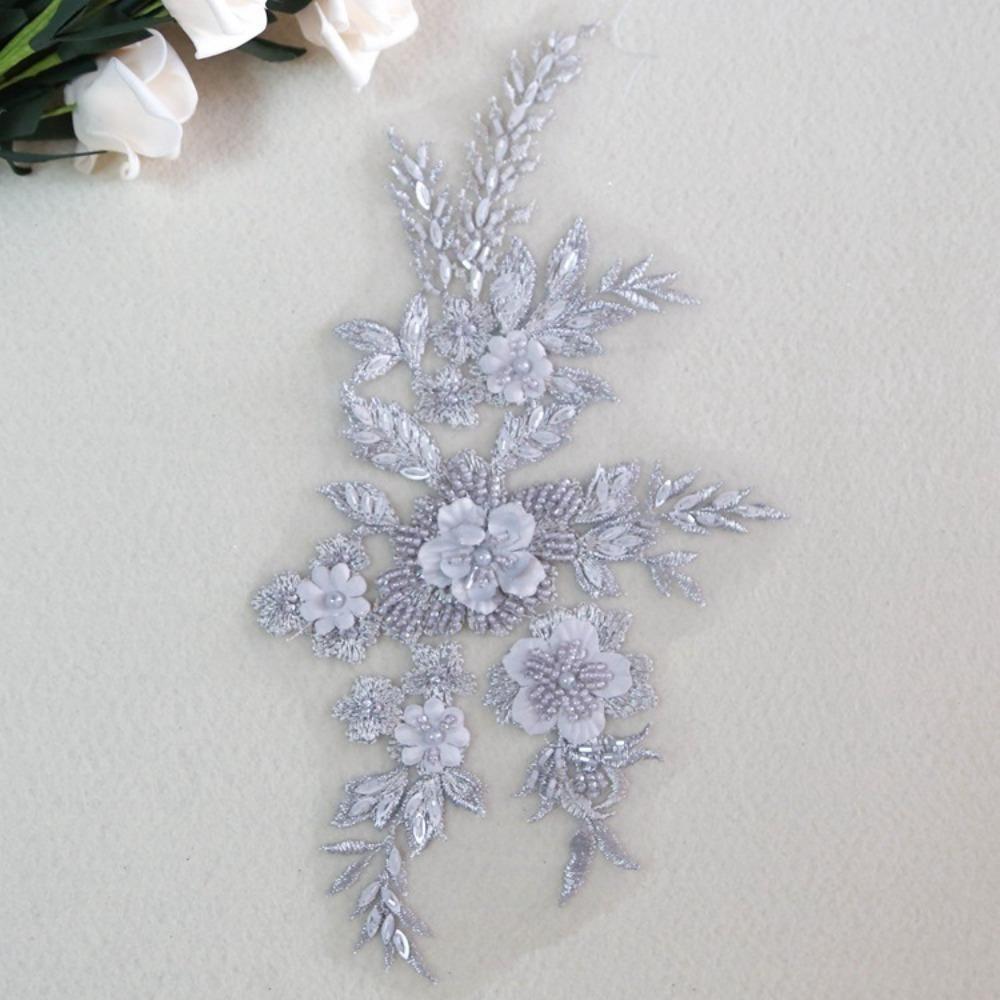 Sequin Embroidery Embroidered Floral Patches DIY Sequins Patches Stage Costumes