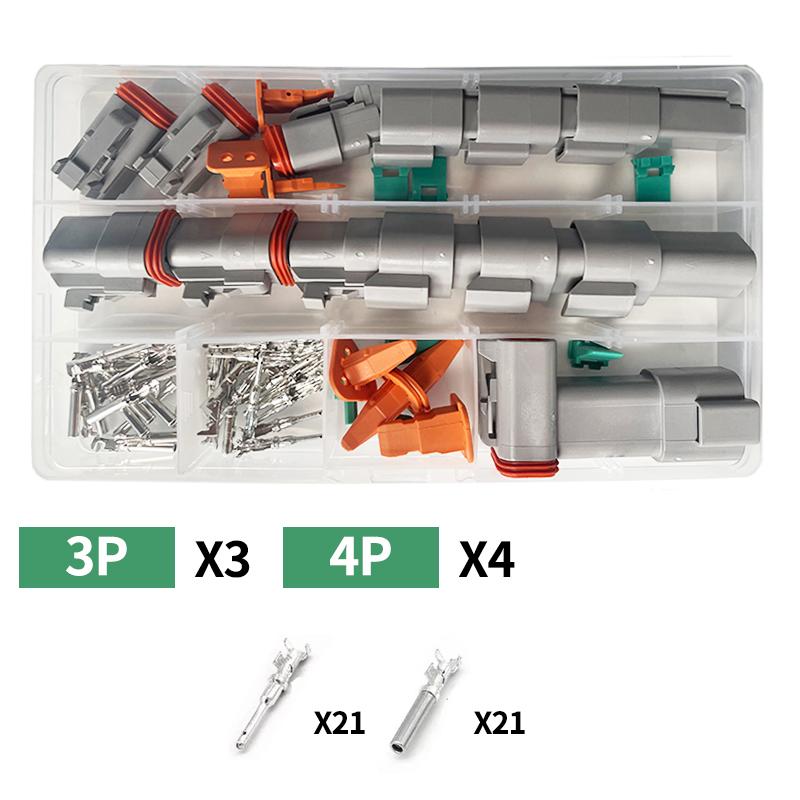 1/5/10 комплектов DT 2P/3P/4P/6P/8P 22-16AWG водонепроницаемый немецкий разъем deutch connectors Plug Kit DT06-2S DT04-2P DT04-3P
