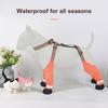 Dog Suspender Booties Anti-Slip Dog Paw Protector Waterproof Boot Leggings Adjustable Dog Suspender Shoes for Winter Snow Rain Hiking