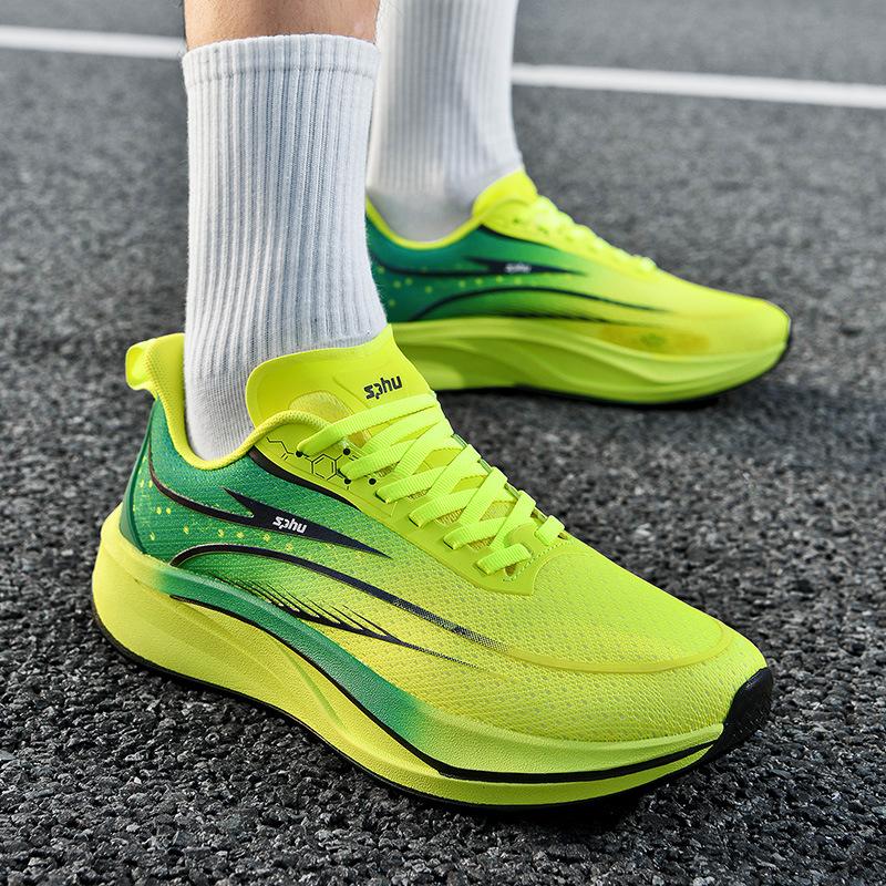 2025 новая мужская обувь карбоновая пластина профессиональная беговая обувь мужская спортивная обувь амортизация отскок легкая сетчатая обувь дышащая мода