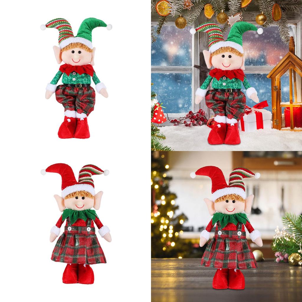 Mini Toy Elf Dolls, Christmas Elf Dolls Decoration, Cute Christmas Elf Dolls,