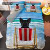 Bulldog Bedding Set Pet Animal Dog Duvet Cover for Kids Adult Bedclothes Covers Comforter Sets Cute Bed Sheets