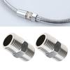 2Pcs 1/2in To 1/2in Shower Hose Extension Pipe Universal Hose Extender For DIY Showers/RVs/outdoor Showers Bathrooms Fittings