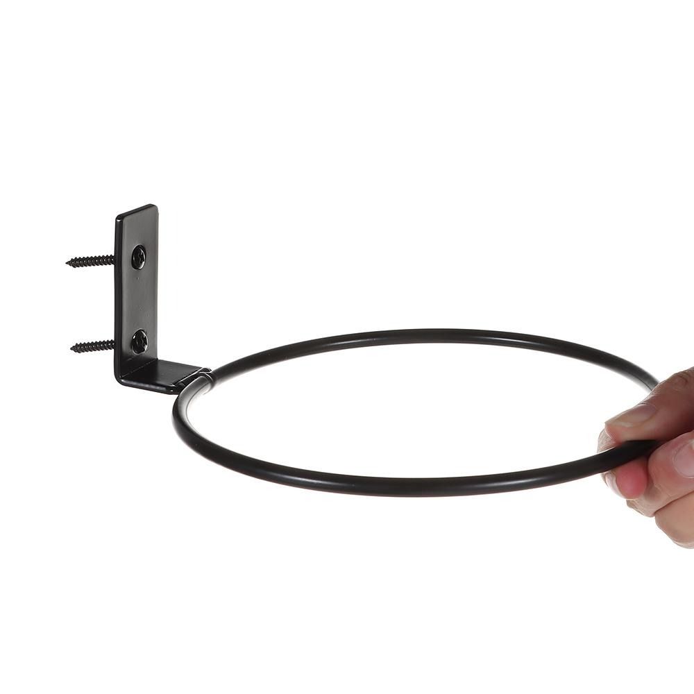 Metal Planter Pot Stand Wall Mounting Planters Rack Durable Flower Pot Holder Ring Office