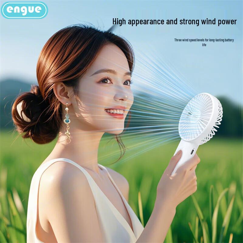 ENGUE EG-F90 Портативный ручной и настольный вентилятор с 3 скоростями