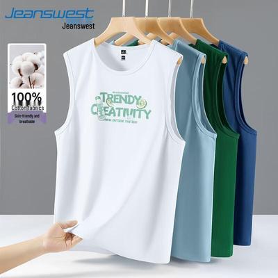 Мужская хлопковая майка для фитнеса Jeanswest