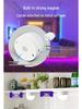 Перезаряжаемая беспроводная настенно-настольная лампа E27 с RGB и трехцветной лампой, управление с пульта и касанием