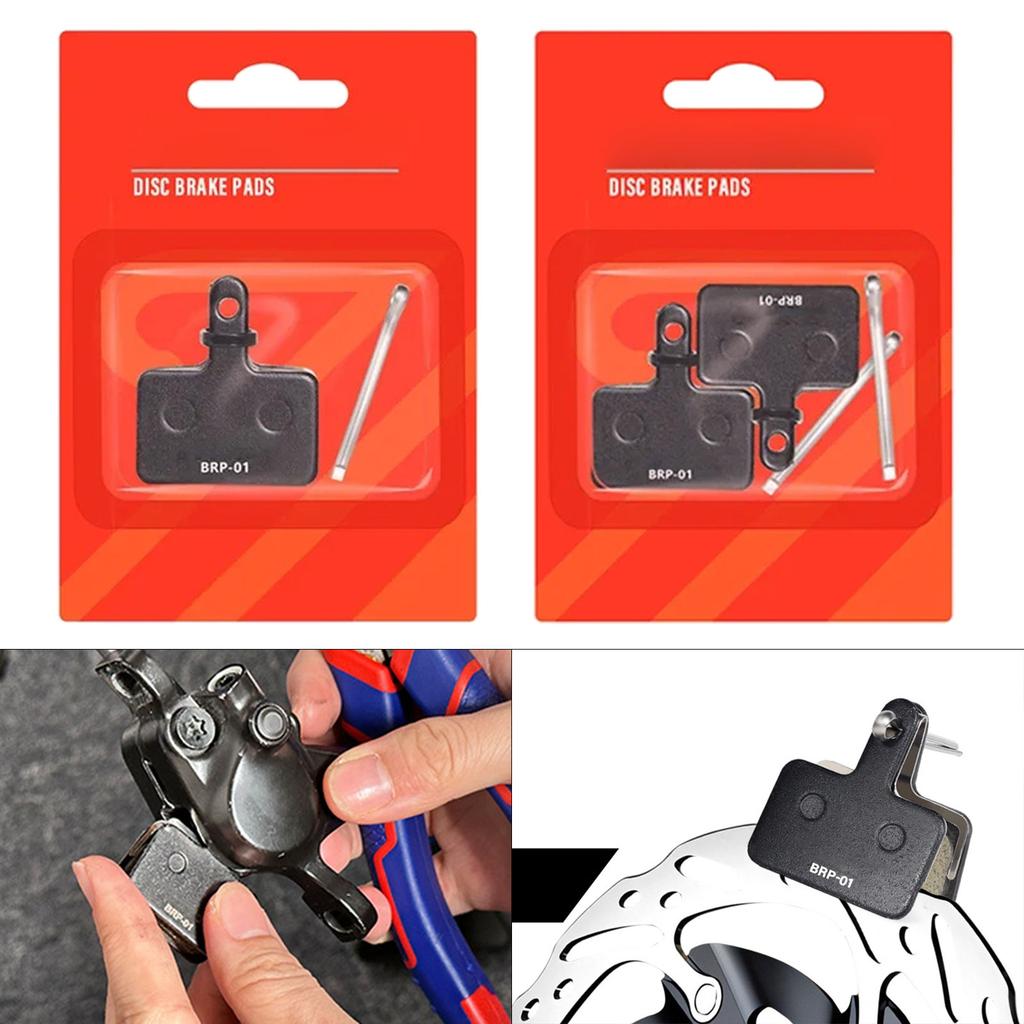 1/2pcs Bikes Brake Pad Replacement Bicycles Disc Brake Pad Resin Cyclings Brake Pad Mountain Road Bikes Part Enduring