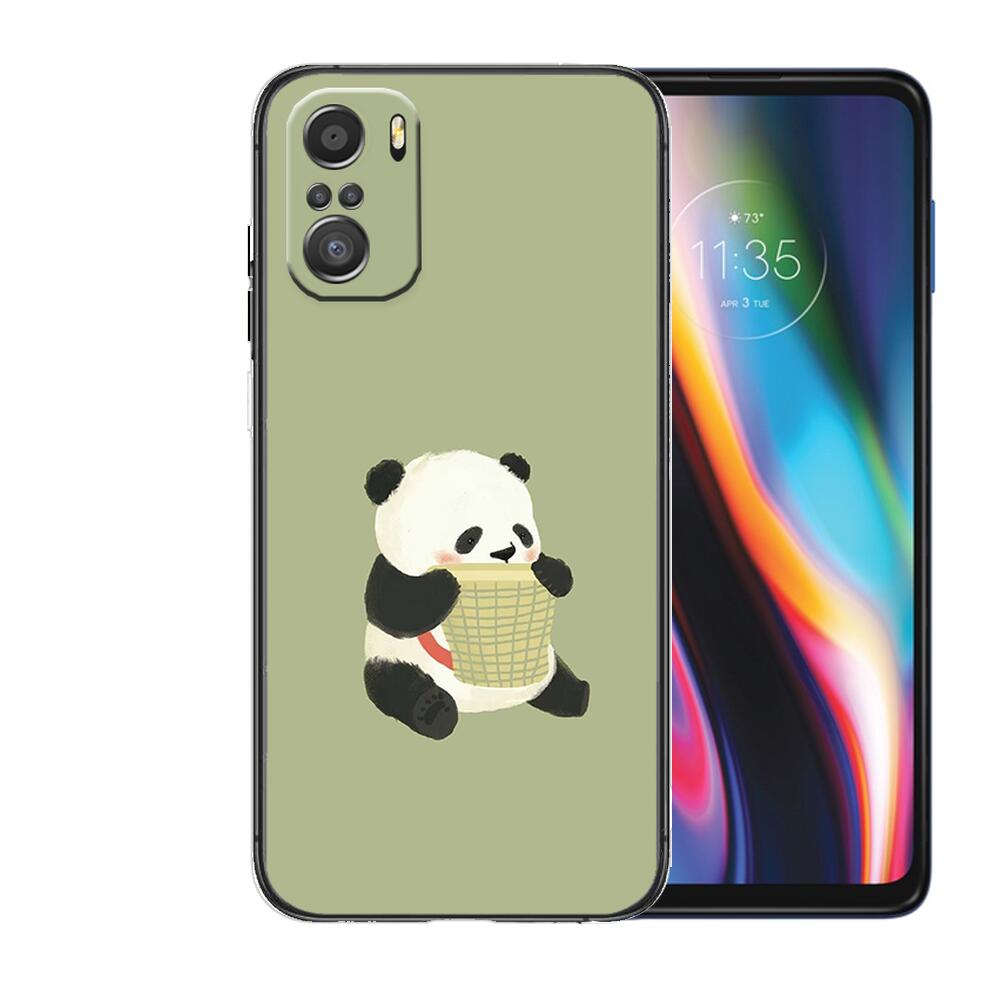 Super Cute Panda Phone Case For Xiaomi Mi 11 Lite Pro Ultra 10s 9 8 MIX 4 FOLD 10T 5g Black Cover Silicone Back Prett
