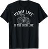 NEW LIMITED Farm Life Is The Good Life Tractor T-Shirt Tops Tee