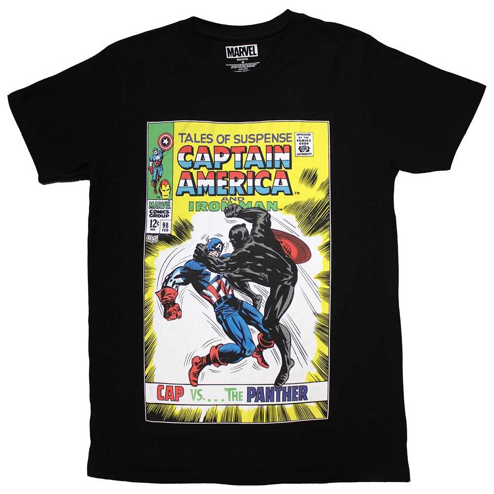 Marvel Comics Unisex Adult Cap Vs The Panther Comic Cover T-Shirt