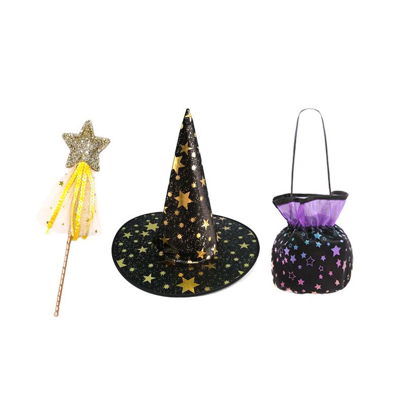 Fairytale Frozen Magic Wand & Jewelry Set: Princess Crown, Necklace, Gloves - Perfect Halloween or Birthday Gift for Girls