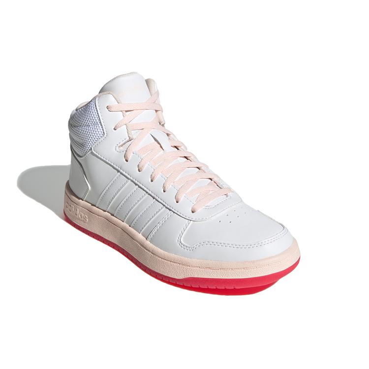 adidas Женские Hoops 2.0 Mid 'White Power Pink' FW9355