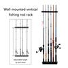 Fishing Rod Holders for Garage Fishing Rod Holder Organizers Wall Mount Fishing Rod Rack Rod Holder Holds Up To 6 Rods