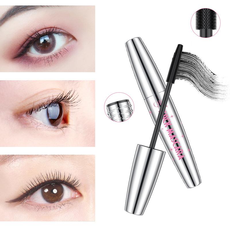 Long Mascara 4D Natural Thick Curling Water-proof Sweat-proof and Not Smudged