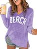 New V-Neck Letter Knitwear for Women - Spring/Summer Collection