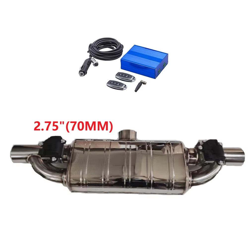 Universal 2"/2.36"/2.5"/2.75"/3'' T shape One in Two Electric Exhaust Muffler Dump Valve Exhaust Cutout