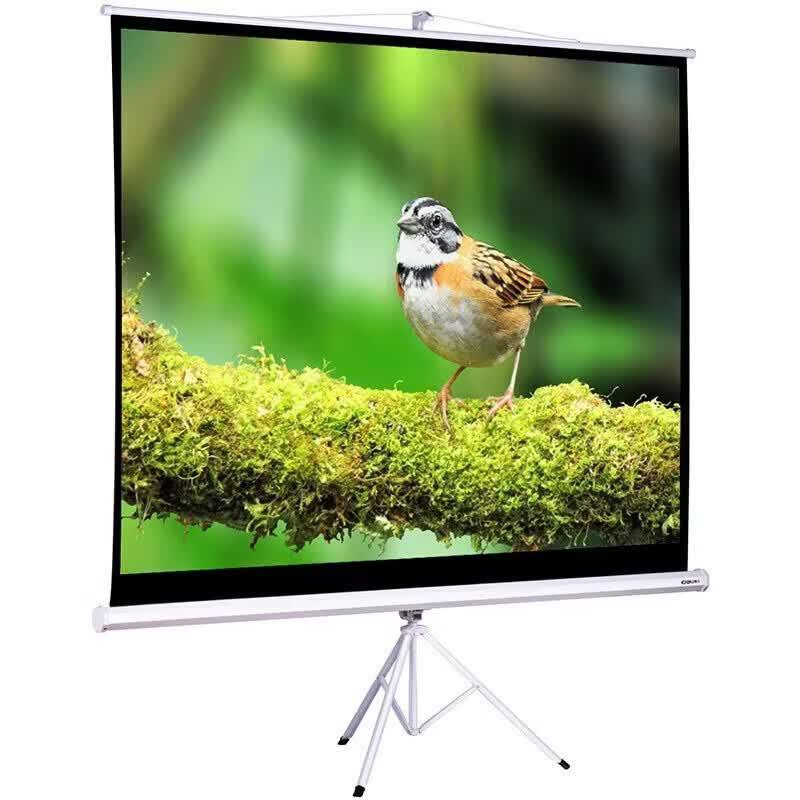 Deli 100-inch 4:3 Tripod Projector Screen