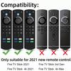 Silicone Case Protective Cover For Fire TV Stick 4K MAX/ 3rd Gen /4K Remote Control Anti-drop Dustproof Case Shell