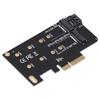 Адаптер NGFF M.2 на PCIe Поддержка NGFF B Key M Key Карта PCIe X4 с кабелем SATA 3.0 для SSD 2242 2260 2280