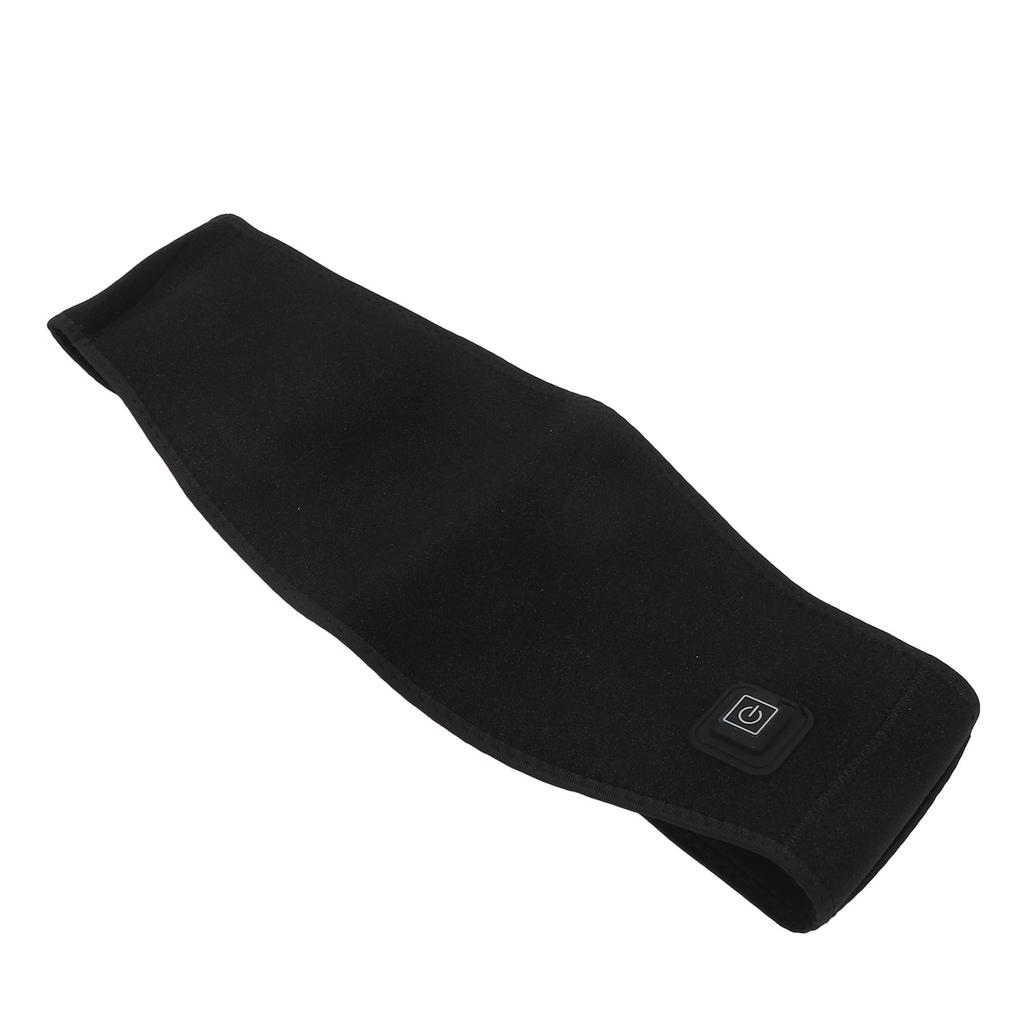 Electric Heated Waist Support USB Adjustable Hook And Loop Heating Waist Support Pad Black