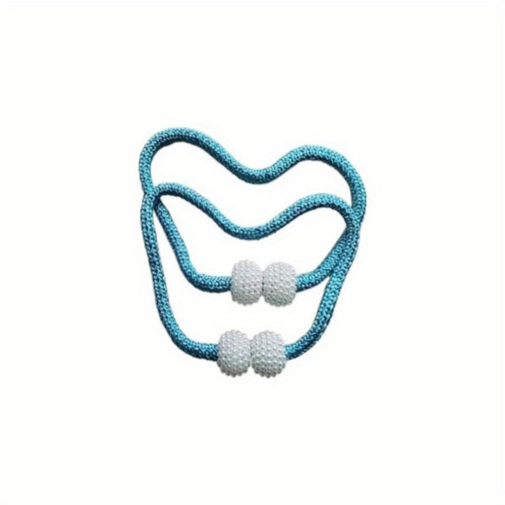 A Set of 5-color Magnetic Pearl Curtain Straps, Suitable for Home Decoration In Living Rooms, Bedrooms, and Offices