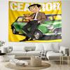 Mr Bean Print Tapestry, Backdrop, Easy Setup, Ideal for Bedroom, Office & Living Room, with Aesthetic Wall Hanging Decor.