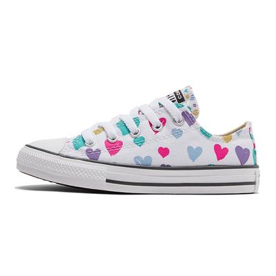 Chuck Taylor All Star Canvas Модные Удобные Прочные Низкие Детские Холщовые Кеды Детские кроссовки Белый Фиолетовый Разноцветный 671609C