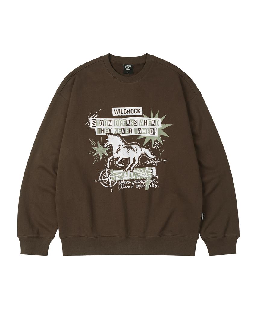 Свободная толстовка WILDROCK Storm Horse_9 Col (Тип B)