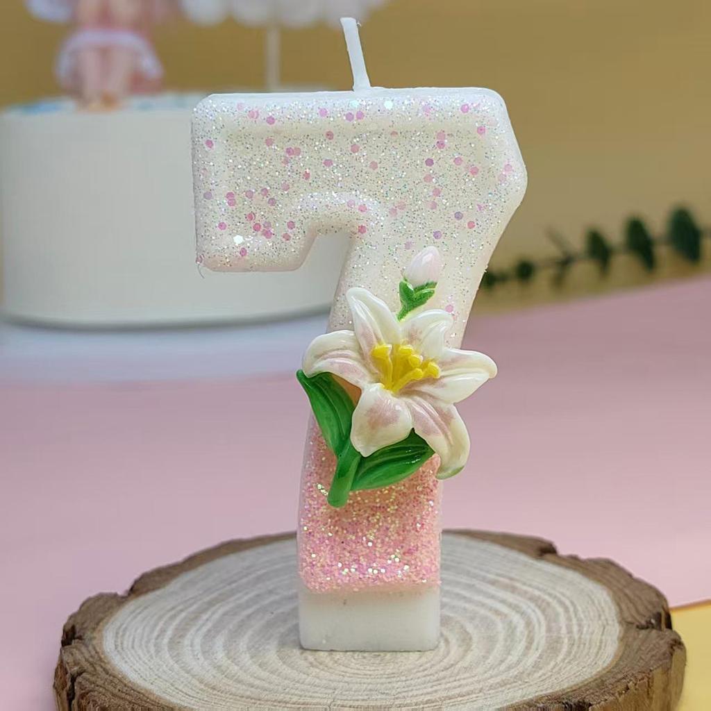 Креативные свечи для торта на день рождения с цифрами 0-9 для украшения торта