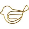 Decorative Paper Clips - Gold Bird - 3.2 X 4 Cm - 6 Pcs - Gold Color - Practical and Pretty