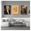 Canvas Painting Vintage Wall Pictures Kraft Poster Coated Stickers Home Decor Gift Johann Sebastian Bach German Musician